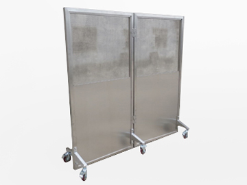 半透明雙聯鉛屏風